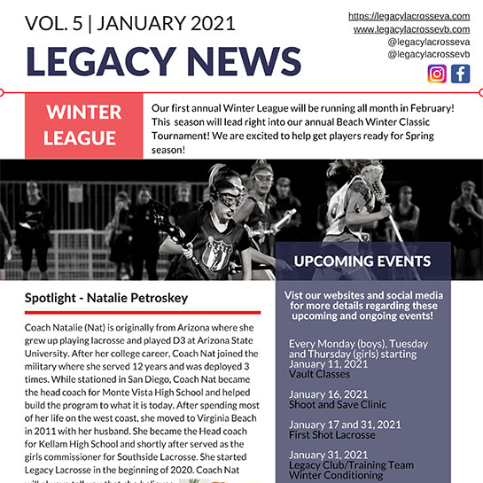Volume 5 Newsletter
