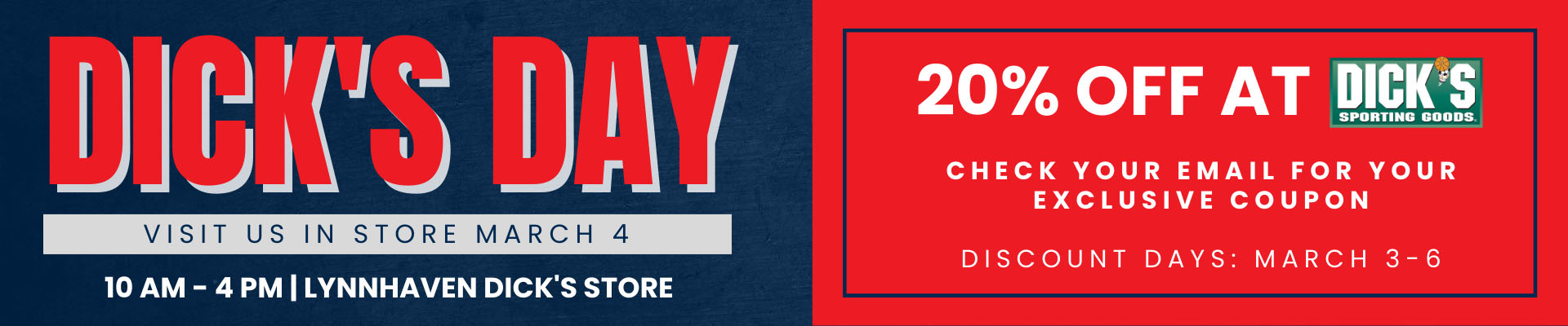 Dicks Day 2023 Banner