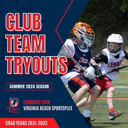 Boys Lacrosse Club Team 2031-2033 Tryouts